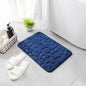 40x60cm/50x80cm Bath Rugs Mat Non Slip Cobblestone Embossed Carpets