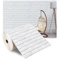 70cmx1/5/10m 3D Wallpaper Decoration Self-Adhesive Antique Foam Brick
