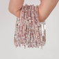 5pcs Fashion Colorful Acrylic Crystal Rhinestone Elastic Bracelet for