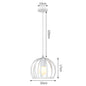 DecorBites™ Industrial Metal Ball Pendant Light for Bedroom Kitchen Island
