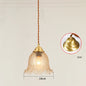 DecorBites™ Glass LED Pendant Lamp: Modern Copper Nordic Indoor Lighting for Home, Coffee, Bedroom & Living Room