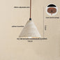 DecorBites™ LED Pendant Lamp Black Iron Wabi Sabi Hanging Light - Yellow Travertine