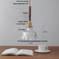 DecorBites™ Glass LED Pendant Lamp Walnut Wood Copper Switch Nordic Hanging Light