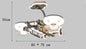 DecorBites™ Kids Bedroom Ceiling Fan with Light, Remote Control - Modern LED Lamp