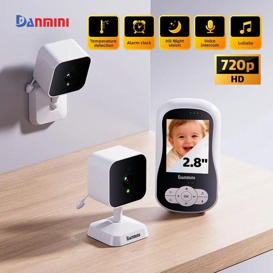 Baby Monitor Two-Way Audio Voice Intercom Infrared Night Vision Baby
