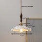 DecorBites™ Green Glass LED Pendant Lamp with Knob Switch, Copper Chandelier