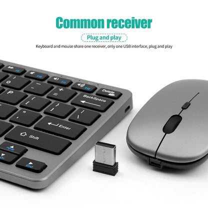 2.4G Wireless Keyboard Mouse Set Bluetooth 5.0 Keyboard Mouse Combo 3 modes Mini Keyboard Mouse For Laptop PC Accessories
