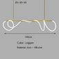 DecorBites™ LED Long Hose Chandelier for Dining Room Kitchen Bar Pendant Lamp