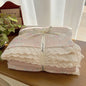 DecorBites™ Lace Romantic Comforter Set - Full Twin Double Size Bed Linens