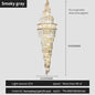 DecorBites™ K9 Deluxe Crystal Pendant Chandelier: Dazzling LED Ceiling Light for Modern Elegance