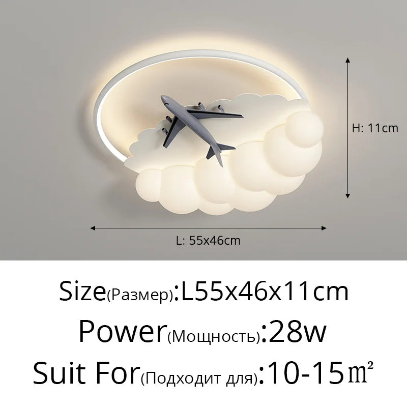 DecorBites™ LED Airplane Chandelier Lights for Modern Home Decor & Indoor Lighting