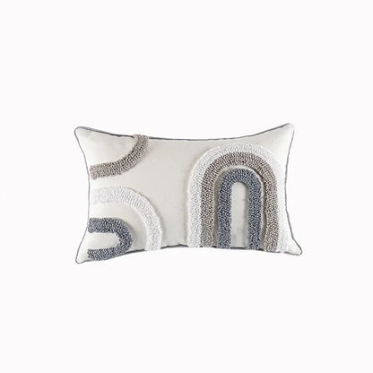 DecorBites™ Lace Tassel Cushion Tufted Sofa Pillowcase for Office Chair Pad