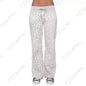 Women's Concise High Waist Flared Jeans Stretchy Slim Fit Casual Chic