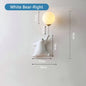 DecorBites™ Kids Bear Wall Light Moon Decor for Girl Bedroom