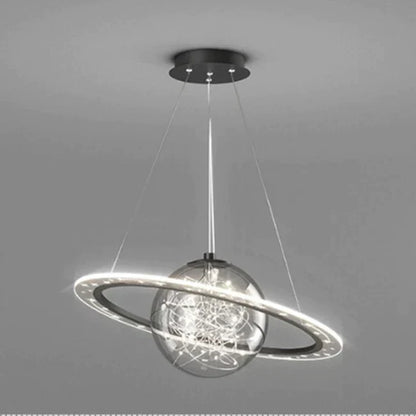 DecorBites™ LED Acrylic Planet Pendant Light: Children Room Star Chandeliers for Living Room Bedroom