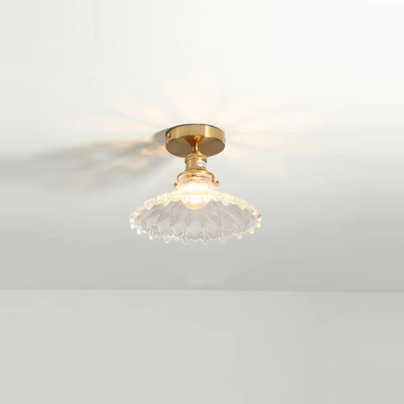 DecorBites™ Glass LED Ceiling Light for Corridor Balcony Modern Indoor Lighting