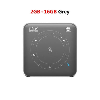 P11 Portable DLP Mini Projector Android 9.0 4K 2GB 4GB DDR4 16GB 32GB ROM Beamer 3000mA Home Cinema 2.4G 5G WiFi LED Projector