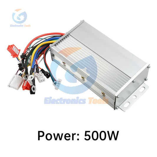 36/48V 500W E-bike Controller Brushless DC Motor Controller Speed Control for Electric Bicycle Waterproof Electric Scooter
