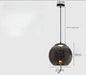 DecorBites™ Glass LED Chandeliers for Living Room Bedroom Kitchen Pendant Lamp