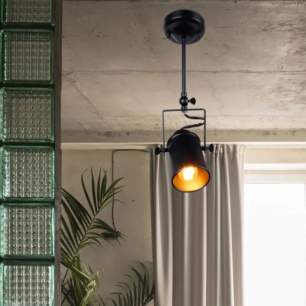 DecorBites™ Industrial Retro Ceiling Lamp American Loft Style E27 for Home Decor