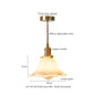 DecorBites™ Green Glass LED Pendant Lamp for Living & Dining Room Decor