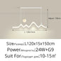 DecorBites™ LED Chandelier: Modern Minimalist Pendant Light for Dining Room, Kitchen, Home Lighting
