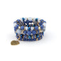 4pcs Boho Crystal Beads Chain Bracelet Set for Women Vintage Heart