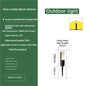 DecorBites™ LED Lawn and Courtyard Lights for Garden Villa Park Landscaping