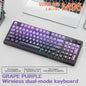 M96 Bluetooth Keyboard Wireless FREEWOLF Screen Gaming Keyboard Electronic Screen Multi-Device Connection Ergonomics Gaming