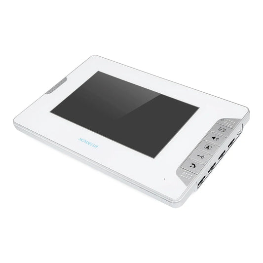 HOMSECUR XM703-W  7" TFT LCD Color Indoor Monitor V70E-W for XSL Video Door Phone Intercom Home Security Villa Doorbell