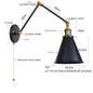 DecorBites™ LED Long Arm Wall Lamp with Pull Chain Switch for Home Hotel Bathroom