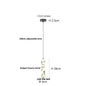DecorBites™ LED Pendant Lamp Adjustable Wire Globe Hanging Light Fixtures