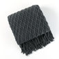 DecorBites™ Knitted Wool Blanket - Soft Nordic Throw for Sofa, Bed, or Office