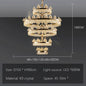 DecorBites™ Luxe Crystal Ceiling Chandelier - Elegant Home Decor Hanging Light for Living Room