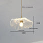 DecorBites™ Green Glass LED Pendant Lamp with Copper Wood Handle for Modern Nordic Home Decor