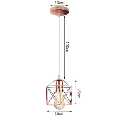 DecorBites™ Industrial Retro Loft LED Pendant Light for Home Living Room Kitchen