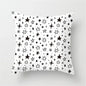 DecorBites™ Heart Stripe Pillow Cases | Black & White Polyester Cushion Covers