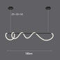 DecorBites™ LED Long Hose Chandelier for Dining Room Kitchen Bar Pendant Lamp