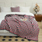 DecorBites™ Kawaii Bee Pattern Cozy Blanket - Super Soft White Spot Edge Design