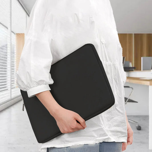 Tablet Bag Black Water Proof Neoprene Foam Portable Tablet Carrying Case with Zip for Laptop Tablet Sleeve Bag Tablet Travel Bag