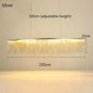 DecorBites™ LED Aluminum Tassel Chandelier: Modern Waterfall Pendant Light for Living Room, Hotel, Hall