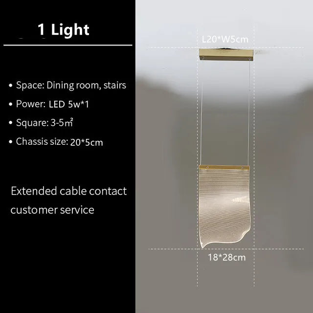 DecorBites™ LED Light Ceiling Chandelier for Modern Home Decor & Ambient Lighting