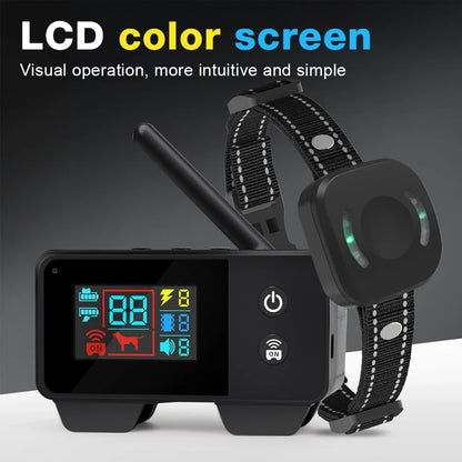 480m Waterproof Wireless Electronic Dog Fence Containment System Dog Training Collar Pet Fence Safety Pet Accessories