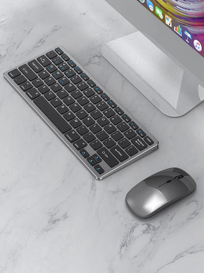 2.4G Wireless Keyboard Mouse Set Bluetooth 5.0 Keyboard Mouse Combo 3 modes Mini Keyboard Mouse For Laptop PC Accessories