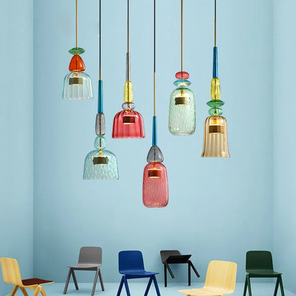 DecorBites™ Glass Pendant Lights for Modern Living Spaces, Bedrooms, and Kitchens