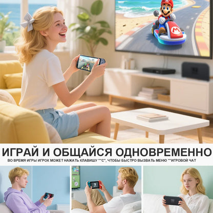 【IN STOCK】Nintendo Switch 2 Game Console NS2 Handheld Game Console 7.9-inch LCD 1080P Magnetic Design NS2 Nintendo Switch 2