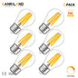 DecorBites™ LED Filament Globe Bulbs G45 E27 6.5W High Lumens Ultra Bright Glass Bulbs