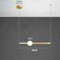 DecorBites™ Glass Rod Pendant Light - Modern Long Hanging Lamp for Living Room, Bedroom & Shop