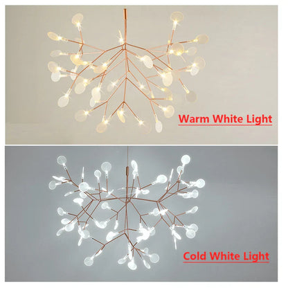 DecorBites™ Luxe Chandelier: Modern Nordic Ceiling Light for Living & Dining Room