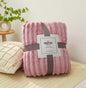 1pc Fluffy Coral Velvet Blanket Air-Conditioned Flannel Plush Comfortable Thickened and Warm Soft Plush Throw Blanket Bed Cover